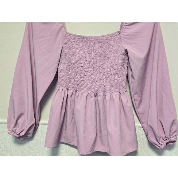 Women's UMENLELE‎ Blouse, Purple/pink, Size S - Picture 2 of 5